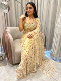 Gold Goddess Saree