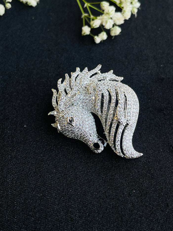 Ad Calico  brooch