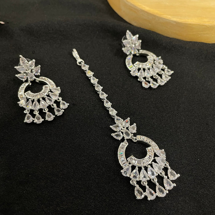 Ad Ira earrings with tikka set