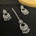 Ad Ira earrings with tikka set