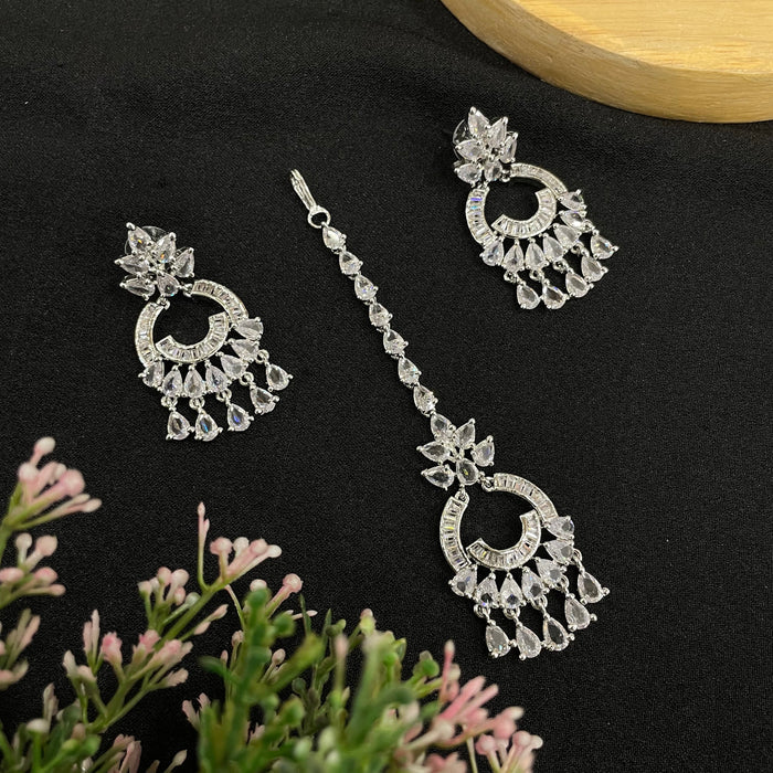Ad Ira earrings with tikka set