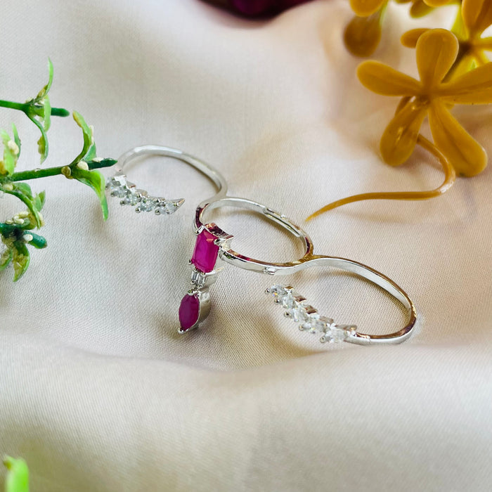 Ad Olivia ring-pink adjustable
