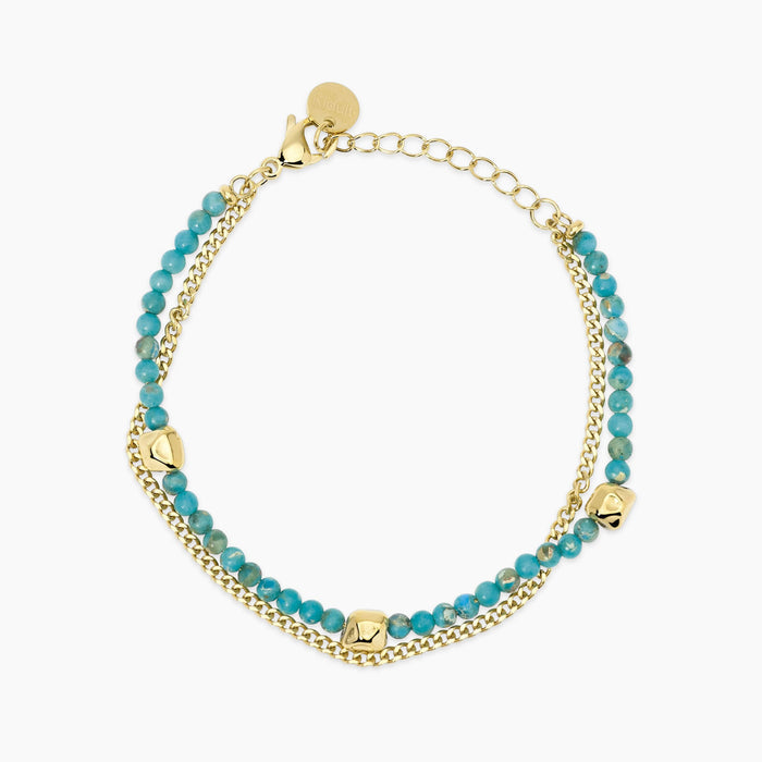 Bracciale regolabile con doppia catena