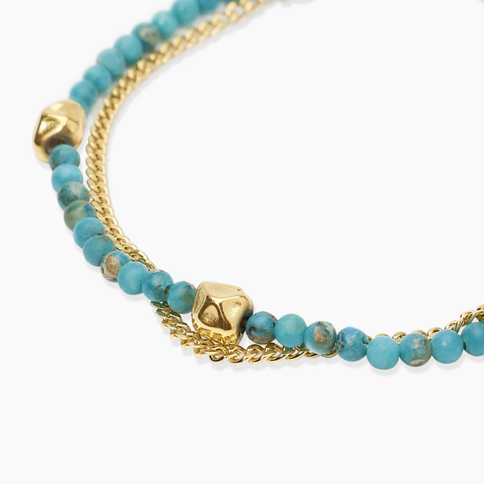 Bracciale regolabile con doppia catena