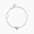 Bracciale regolabile con fiori