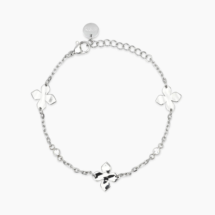Bracciale regolabile con fiori