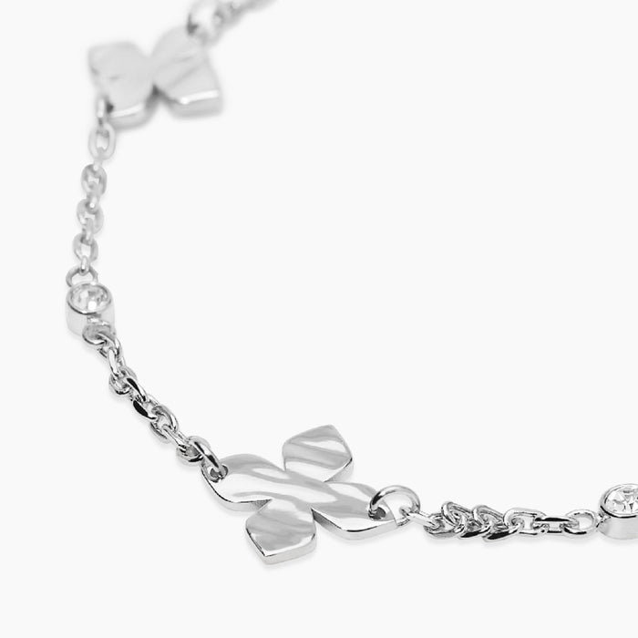 Bracciale regolabile con fiori
