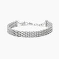 Bracciale regolabile con catena mesh