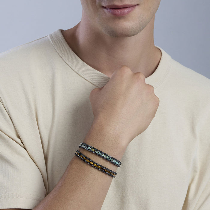 Bracciale regolabile con pietre