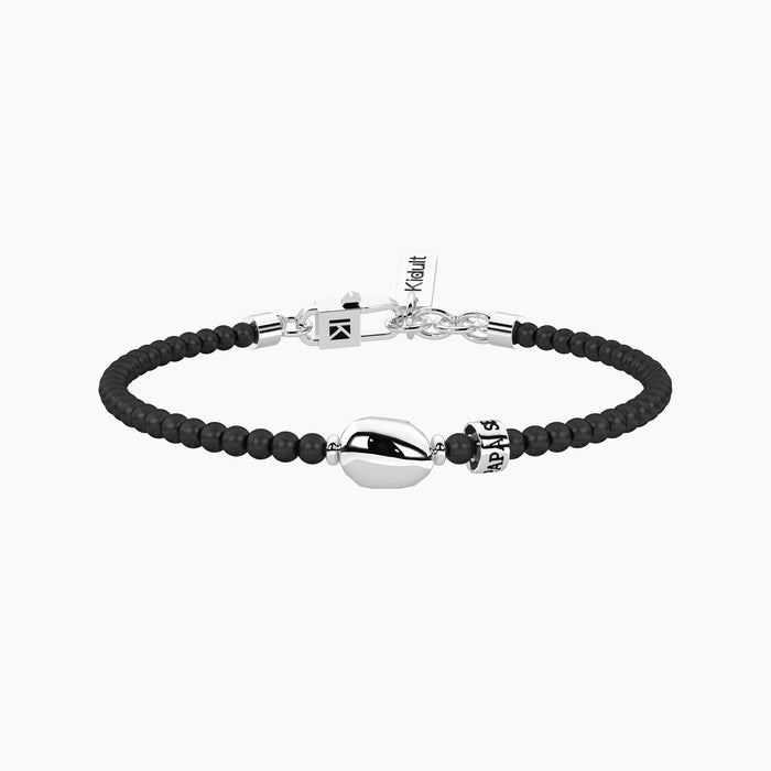 Bracciale per papà regolabile in acciao e gunmetal