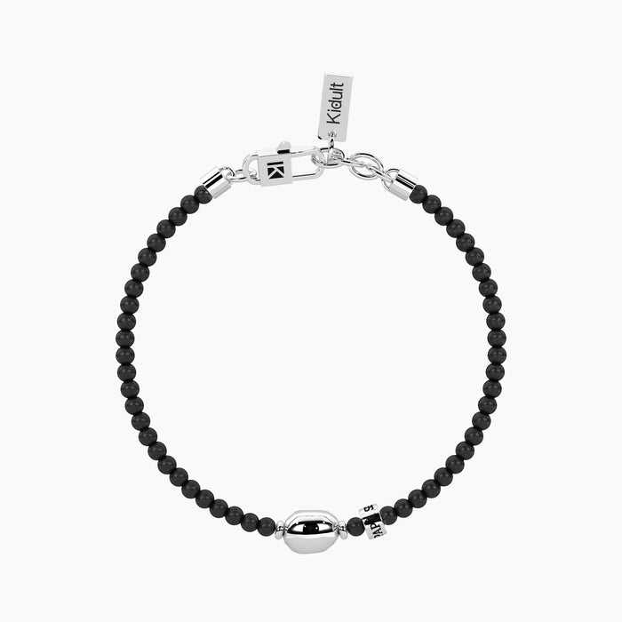 Bracciale per papà regolabile in acciao e gunmetal