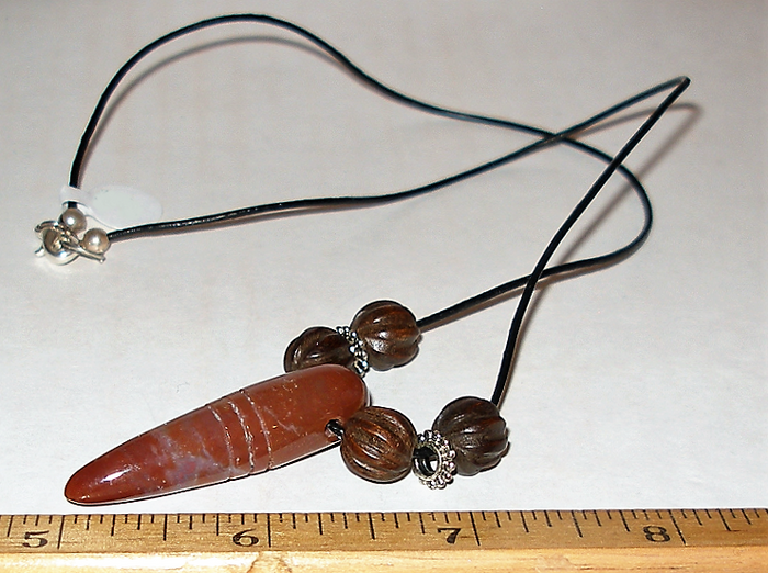 Agate Pendant Necklace
