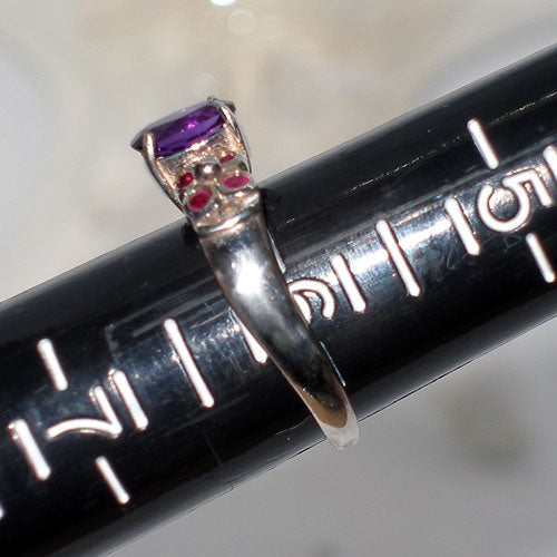 Amethyst and Ruby Ring