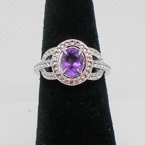 Amethyst Cocktail Ring
