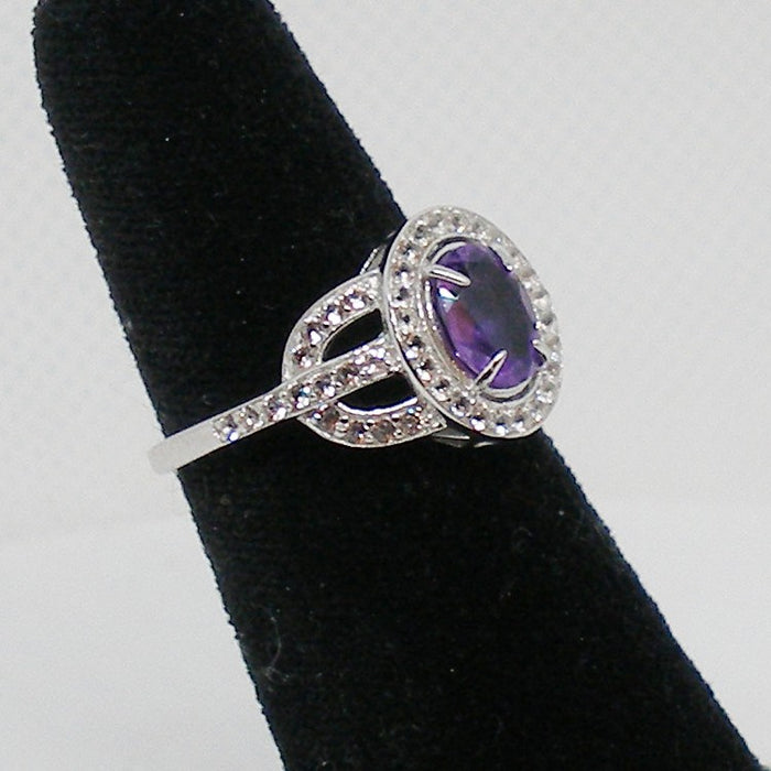 Amethyst Cocktail Ring