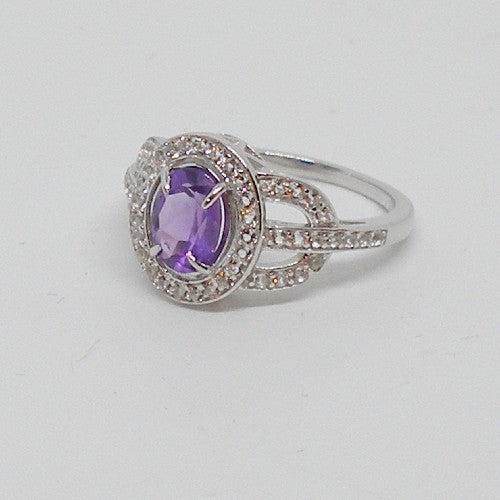 Amethyst Cocktail Ring