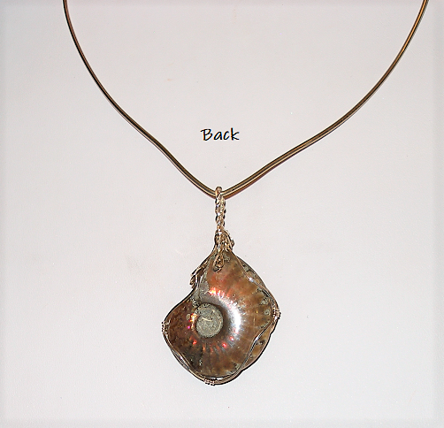 Ammonite Statement Collar Necklace