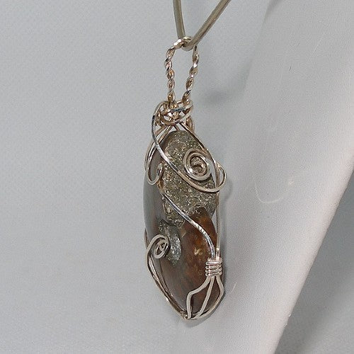 Ammonite Statement Collar Necklace
