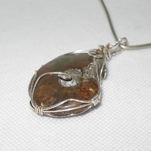 Ammonite Statement Collar Necklace