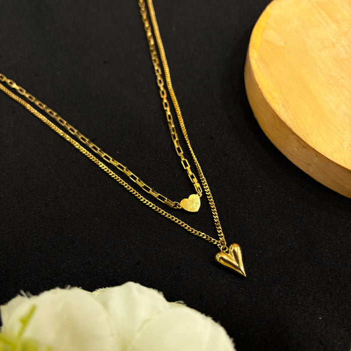 Amora Heart Layered Neck Chain