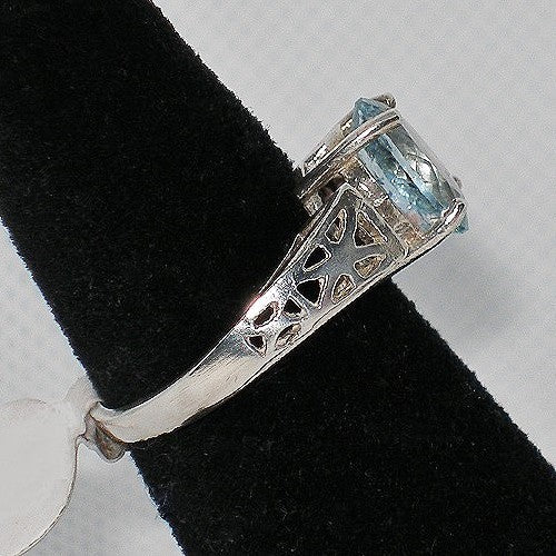 Aquamarine Statement Ring