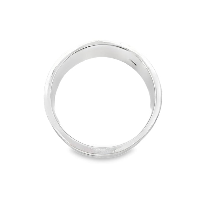 Artisan Made Sterling Silver Band-Black Oxidation 9mm Wide Band