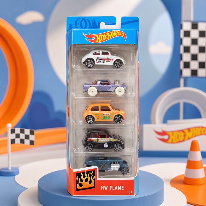 Bold, fast, and packed with racing energy, the Asphalt Legends Set is made for children and collectors who love stylish cars with a high-speed motorsport touch. Designed with five uniquely detailed racing vehicles in assorted colors and body styles, this set brings an exciting track-inspired experience that feels perfect for imaginative play, vehicle collections, racing adventures, or thoughtful gifting.