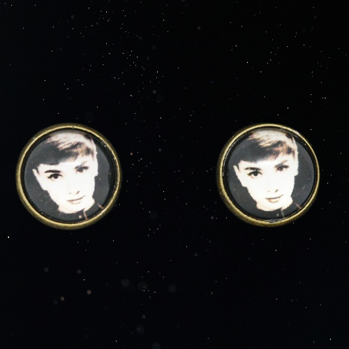 Audrey Hepburn Stud Earrings