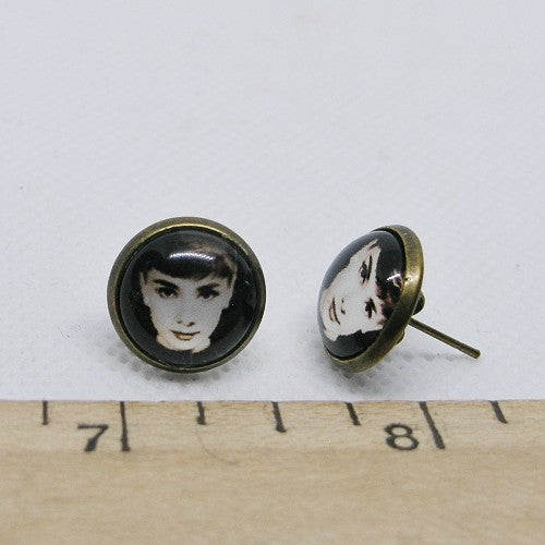 Audrey Hepburn Stud Earrings