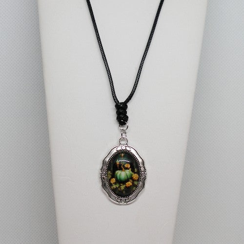 Autumn Pumpkin Pendant Necklace