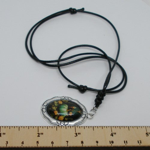 Autumn Pumpkin Pendant Necklace