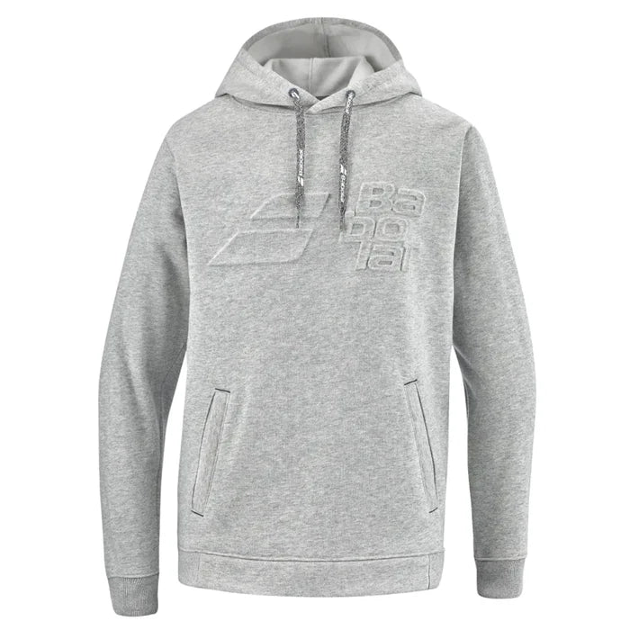 Babolat Exercise Junior Hood Sweat - High Rise Hthr
