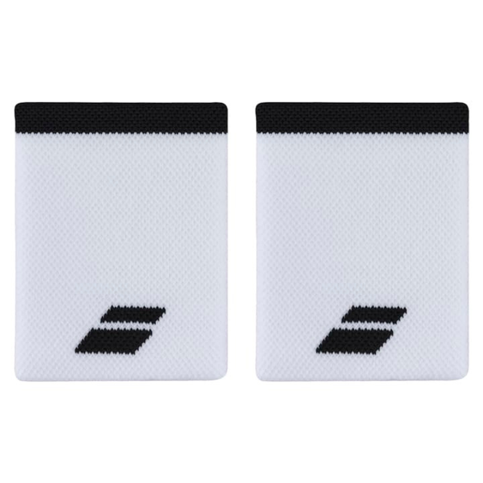 Babolat Logo Jumbo Tennis Wristband 1001 - White/Black