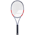 Babolat Pure Strike 100 16/20 Gen 4 Unstrung Tennis Racquet - Carbon Gray/Neon Red