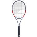 Babolat Pure Strike 18/20 Gen 4 Unstrung Tennis Racquet - Carbon Gray/Neon Red