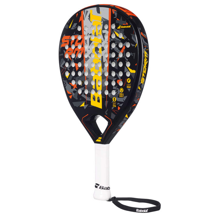 Babolat Storm Padel Racquet -  Black/Yellow/Orange