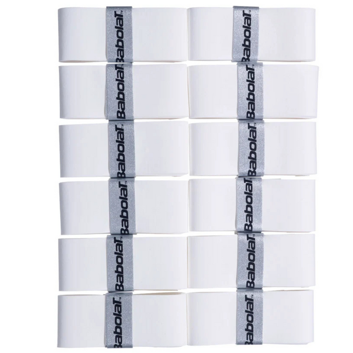 Babolat VS Original Dry Feel Overgrips 12 Pack - White
