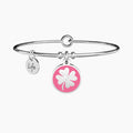 Bangle con ciondolo Quadrifoglio