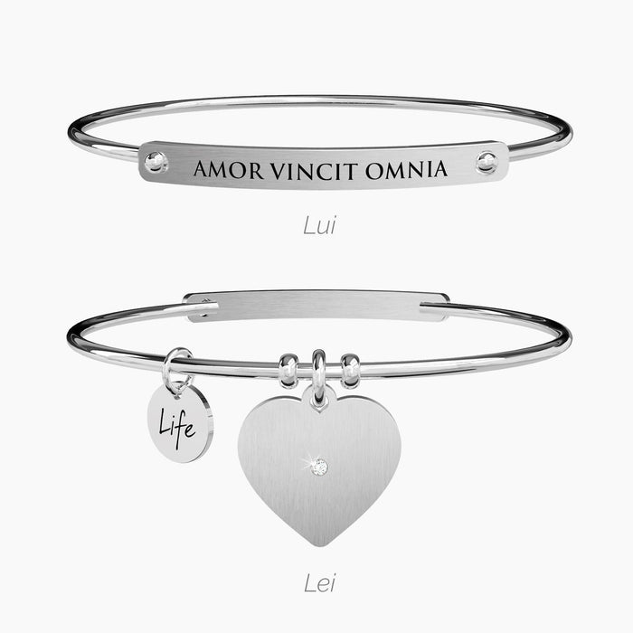 Bangle di coppia Amor vincit omnia