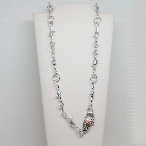 Barbed Wire Look Necklace
