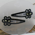 Black Cat Hair Clips