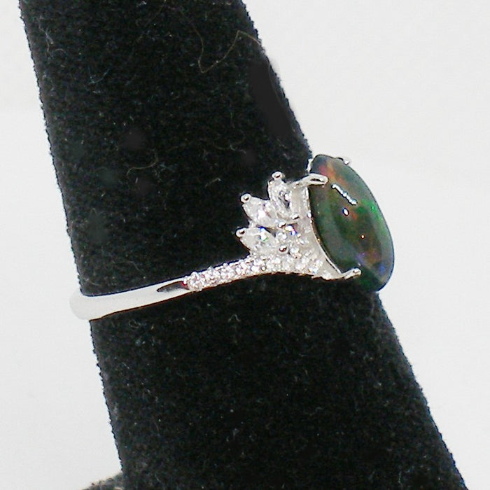 Black Opal Ring