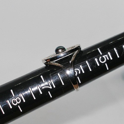 Black Pearl Cocktail Ring