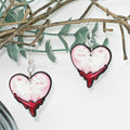 Bleeding Hearts Dangle Earrings