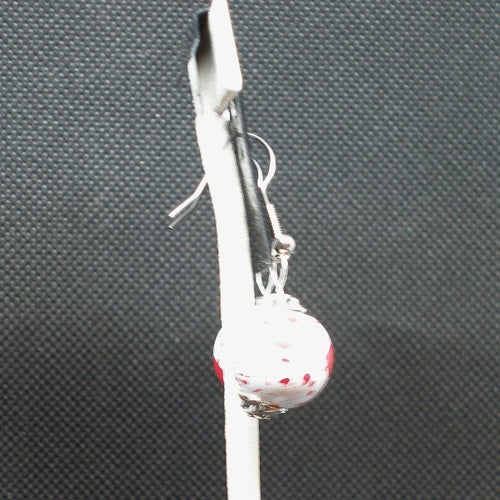 Blood Spatter Drop Earrings