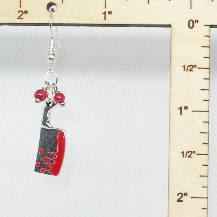 Bloody Cleaver Dangle Earrings
