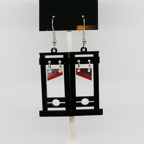 Bloody Guillotine Earrings