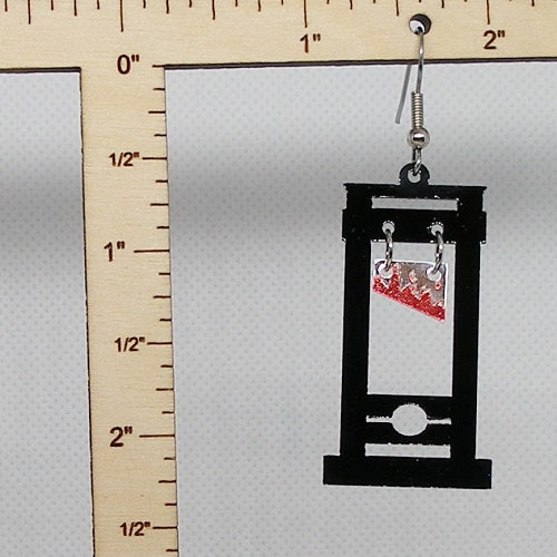 Bloody Guillotine Earrings