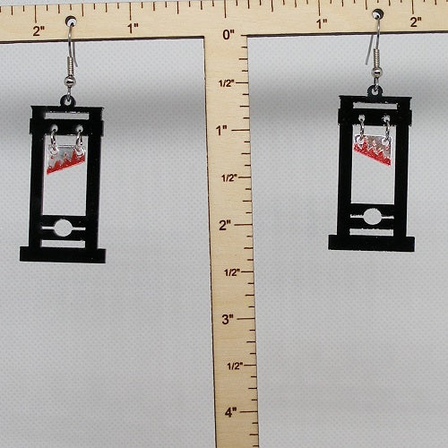 Bloody Guillotine Earrings