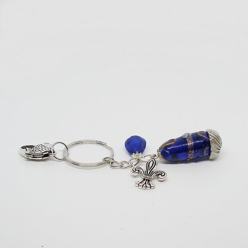 Blue Baubles Keychain